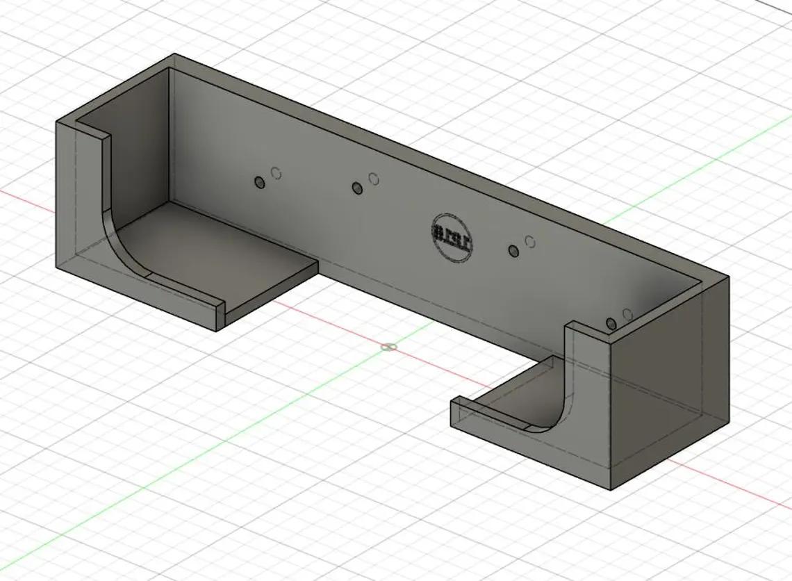 PlayStation 1 (PSX) Wall Mount – Digital STL File